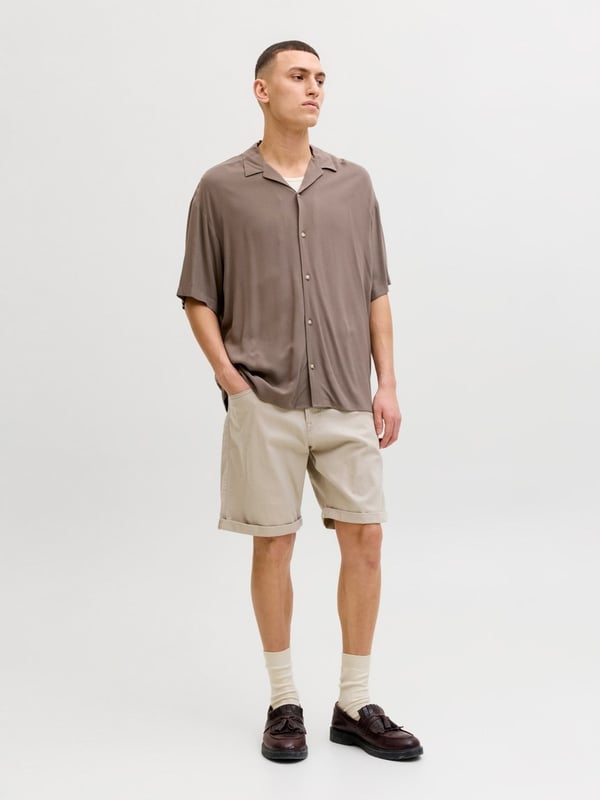 Jack&Jones JPSTRICK DYLAN ORIGINAL SHORTS REG Bej Erkek Şort