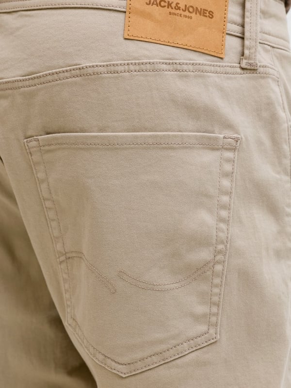 Jack&Jones JPSTRICK DYLAN ORIGINAL SHORTS REG Bej Erkek Şort