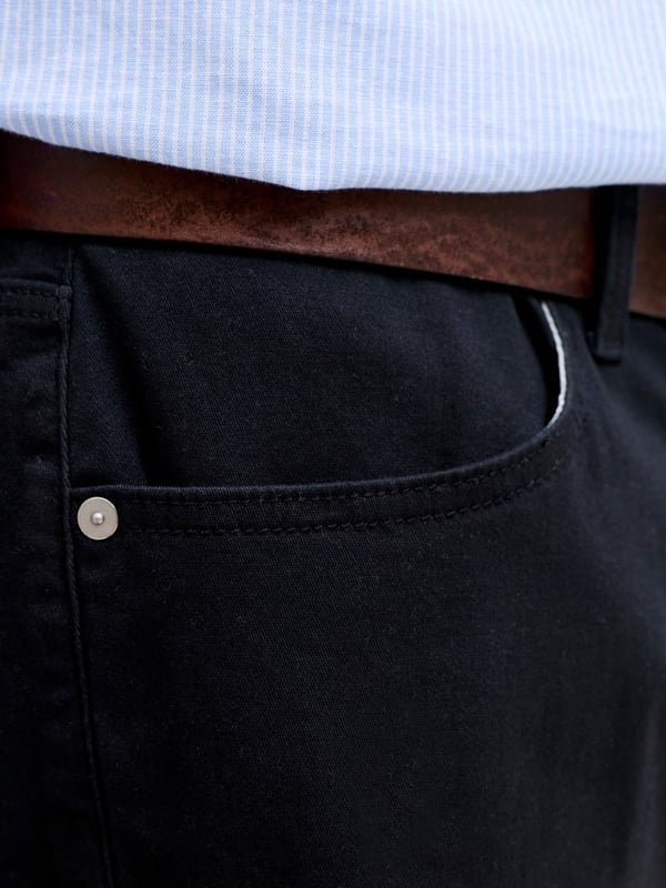 Jack&Jones JPSTRICK DYLAN ORIGINAL SHORTS REG Siyah Erkek Şort