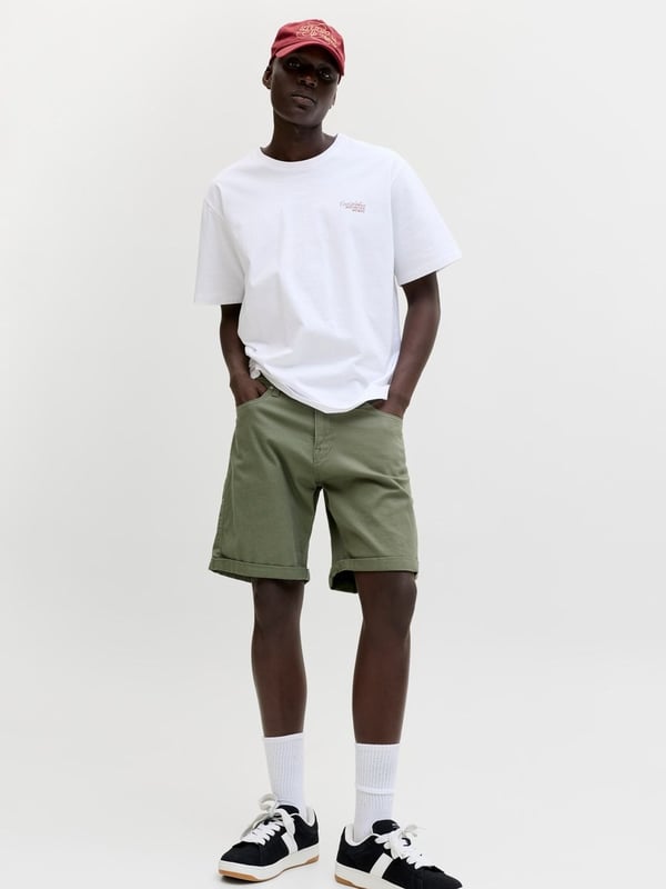 Jack&Jones JPSTRICK DYLAN ORIGINAL SHORTS REG Yeşil Erkek Şort