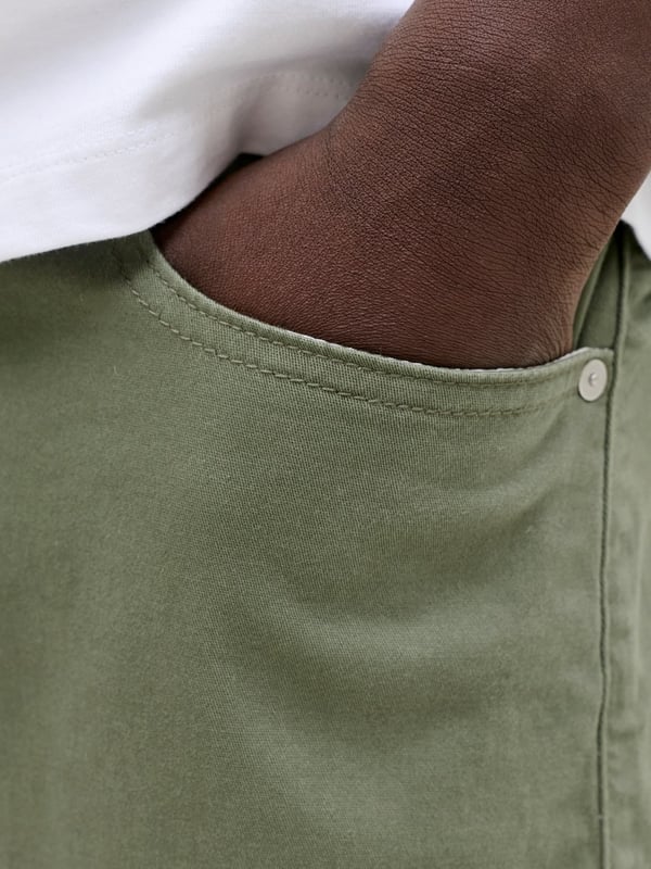 Jack&Jones JPSTRICK DYLAN ORIGINAL SHORTS REG Yeşil Erkek Şort