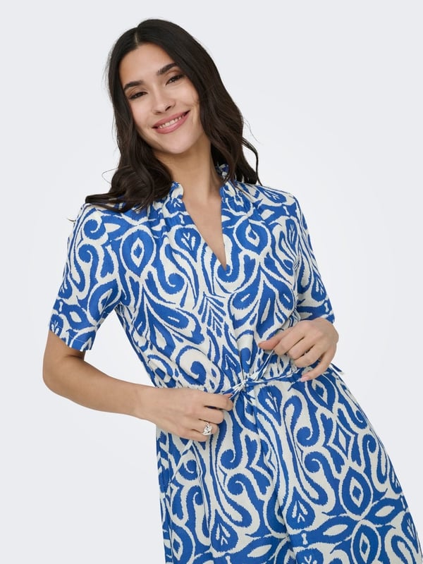 Jdy JDYANNA S/S MIDI DRESS WVN DIA Mavi Kadın Elbise