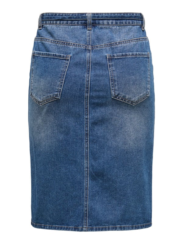 Jdy JDYBELLA MW MIDI TIE SKIRT DNM DBD Lacivert Kadın Etek