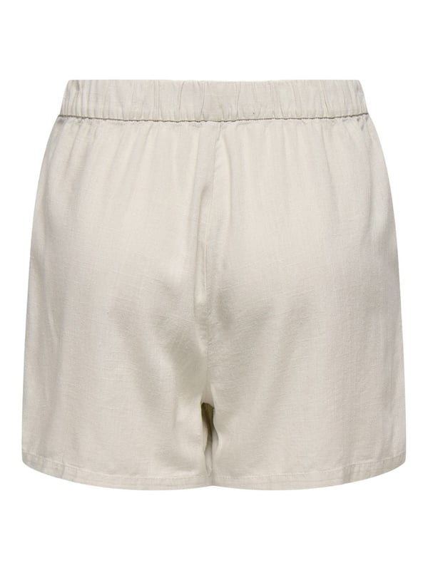 Jdy JDYCAYA LINEN HW SHORTS WVN DIA Bej Kadın Şort