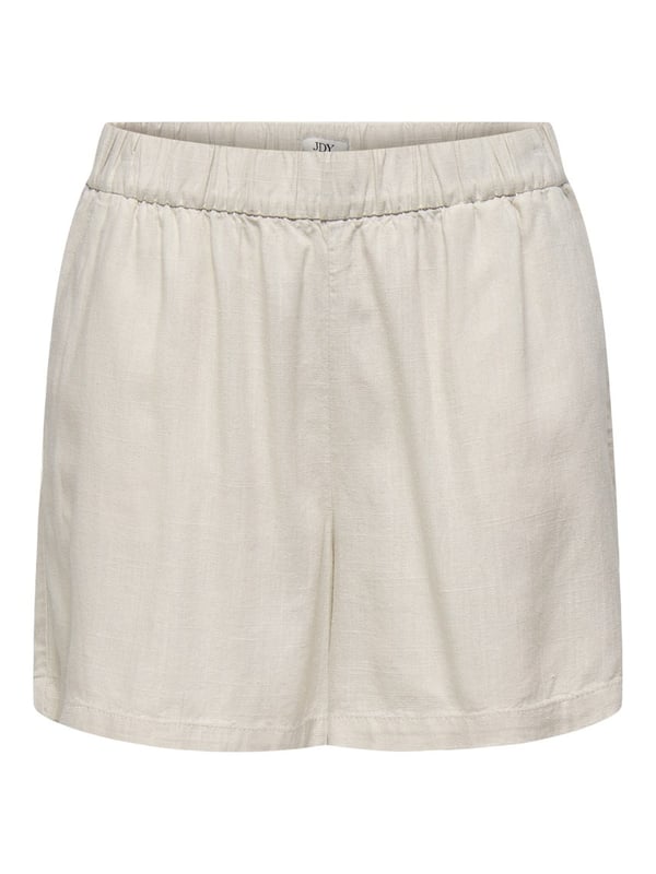 Jdy JDYCAYA LINEN HW SHORTS WVN DIA Bej Kadın Şort
