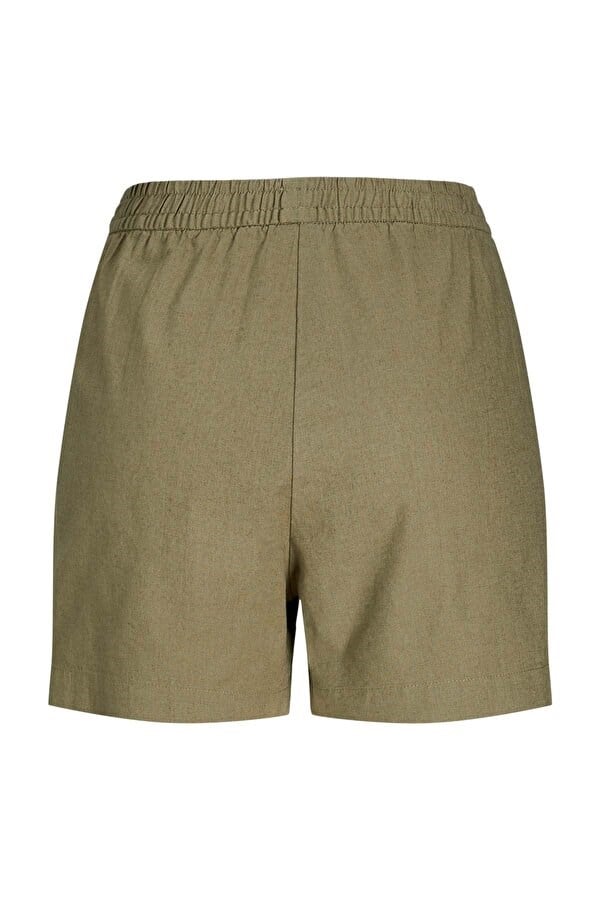 Jdy JDYCAYA LINEN HW SHORTS WVN DIA Haki Kadın Şort