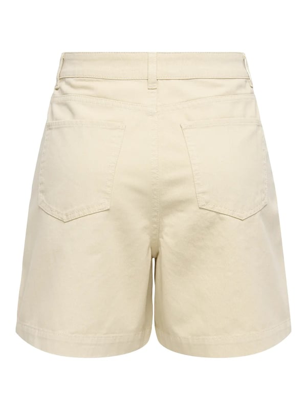 Jdy JDYEMMA HW WID PLEAT SHORTS DNM Bej Kadın Şort
