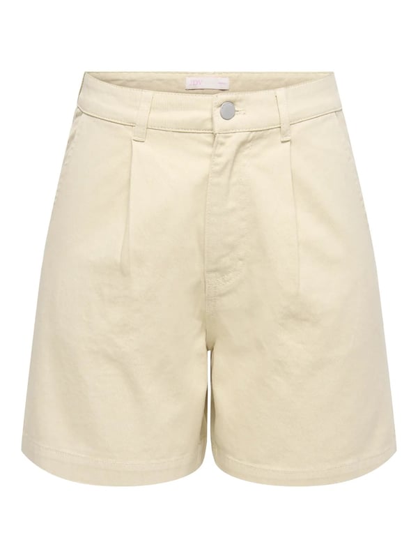 Jdy JDYEMMA HW WID PLEAT SHORTS DNM Bej Kadın Şort