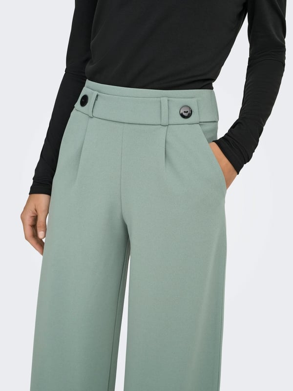 Jdy JDYGEGGO LIFE NEW LONG PANT JRS NOOS Haki Kadın Pantolon