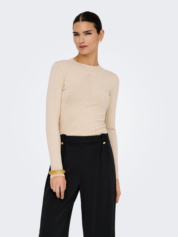Jdy JDYKATE L/S PULLOVER KNT Bej Kadın Kazak