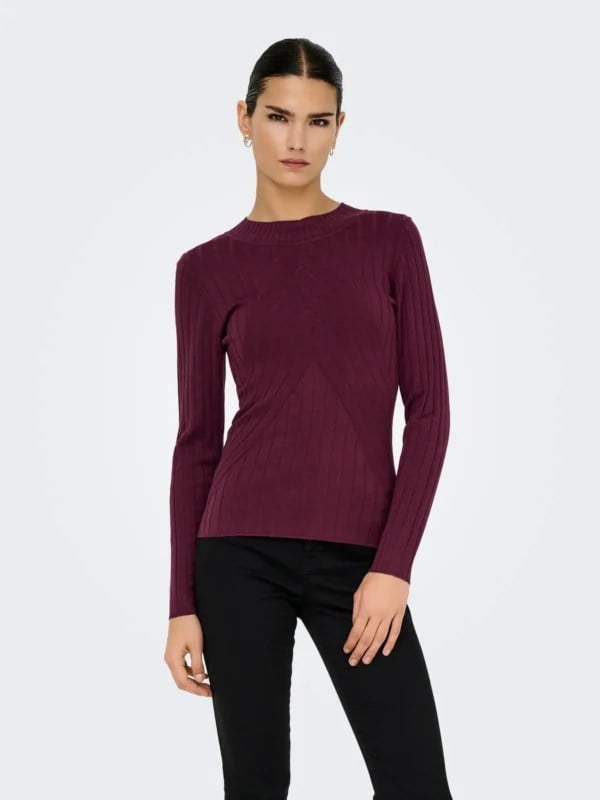 Jdy JDYKATE L/S PULLOVER KNT Mürdüm Kadın Kazak