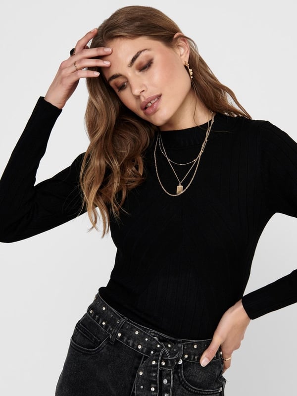 Jdy JDYKATE L/S PULLOVER KNT Siyah Kadın Kazak