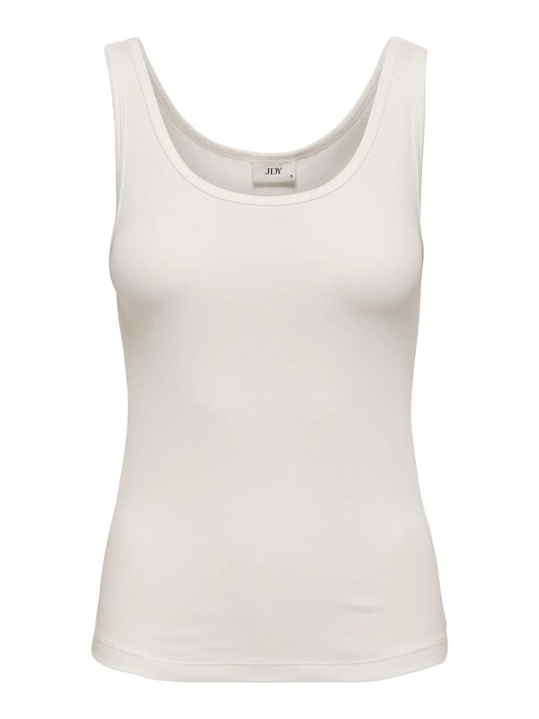 Jdy JDYLUCKY S/L O NECK TOP JRS DIA Beyaz Kadın Atlet