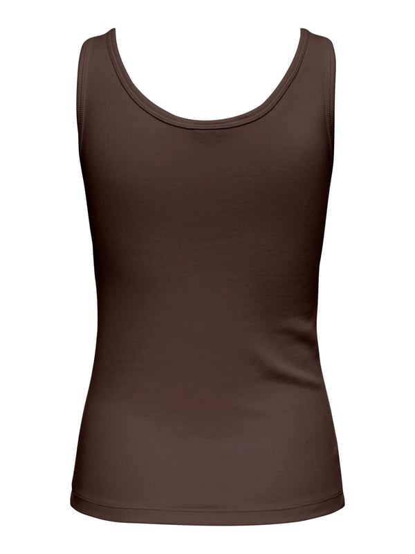 Jdy JDYLUCKY S/L O NECK TOP JRS DIA Kahverengi Kadın Atlet