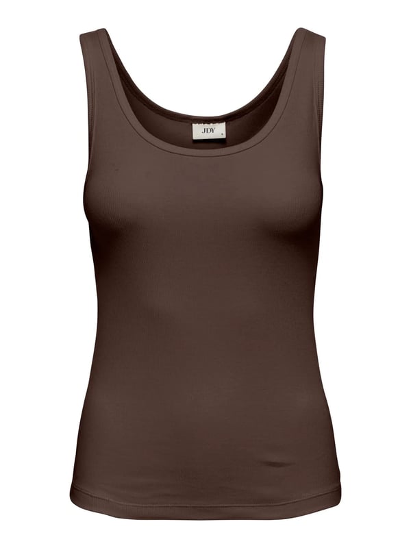 Jdy JDYLUCKY S/L O NECK TOP JRS DIA Kahverengi Kadın Atlet