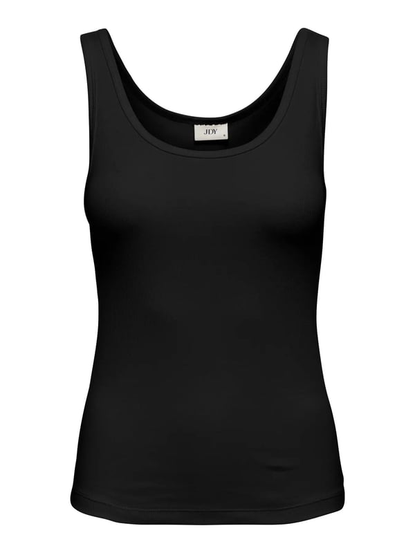 Jdy JDYLUCKY S/L O NECK TOP JRS DIA Siyah Kadın Atlet
