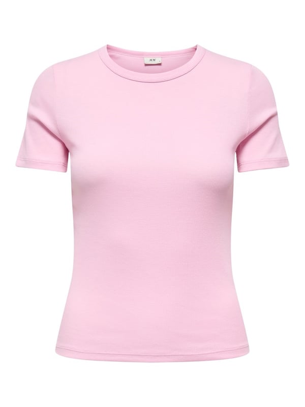 Jdy JDYLUCKY S/S O NECK TOP JRS NOOS Pembe Kadın T-Shirt