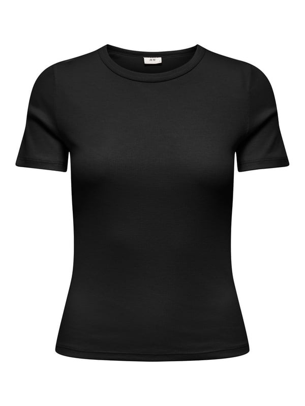 Jdy JDYLUCKY S/S O NECK TOP JRS NOOS Siyah Kadın T-Shirt