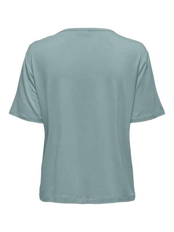 Jdy JDYMILA S/S O-NECK TOP JRS Petrol Kadın T-Shirt