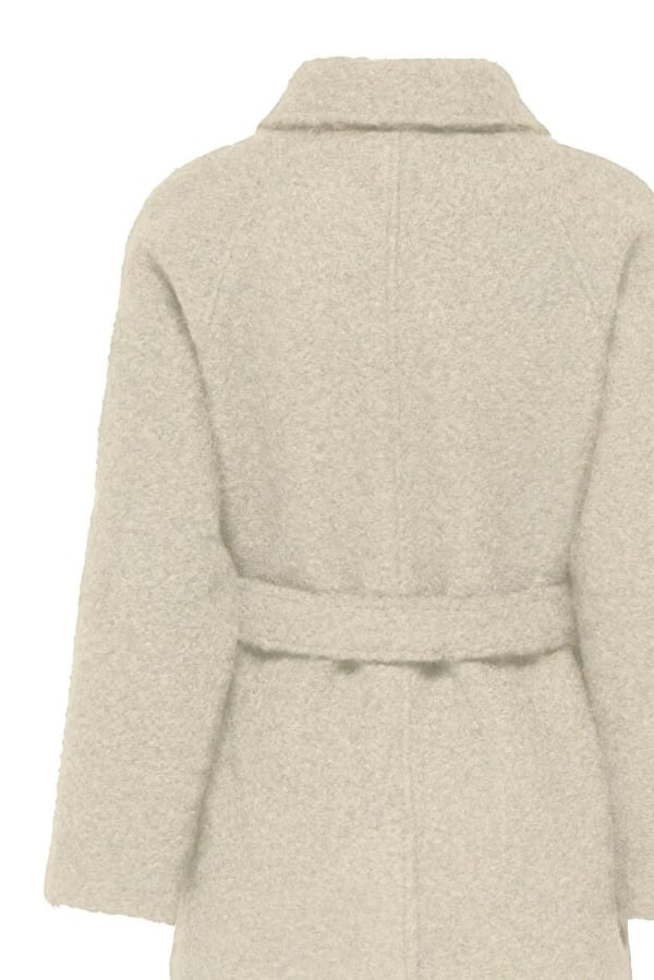 Jdy JDYNEVADA BOUCLE BELT COAT OTW HAB Bej Kadın Ceket