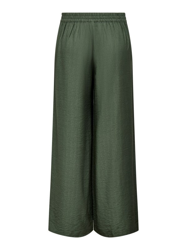 Jdy JDYPEPPER MW PALAZZO PANT WVN DIA Yeşil Kadın Pantolon