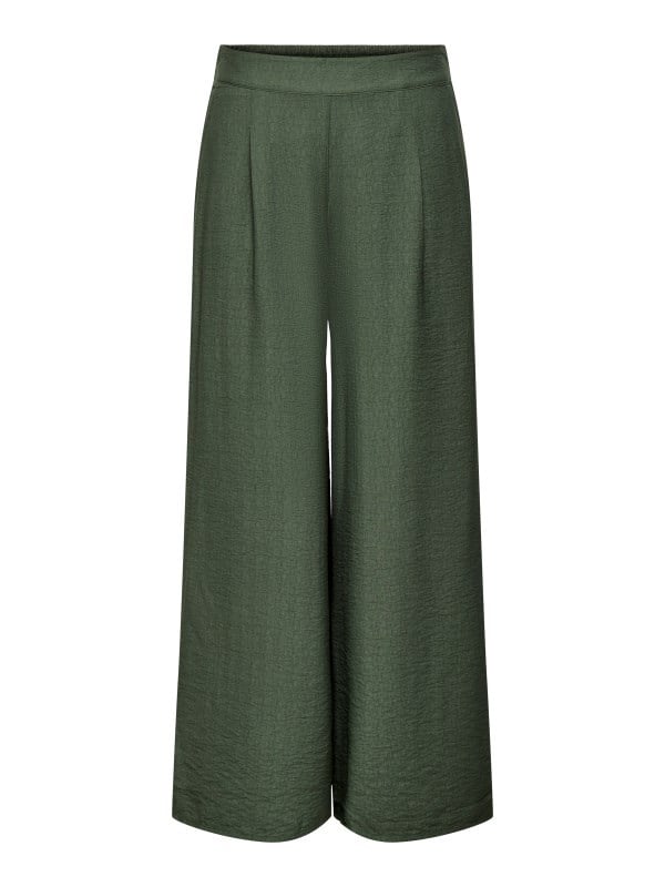 Jdy JDYPEPPER MW PALAZZO PANT WVN DIA Yeşil Kadın Pantolon