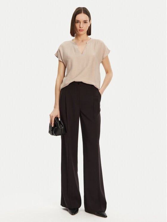 Jdy JDYPEPPER S/S TOP WVN DIA Beyaz Kadın Bluz