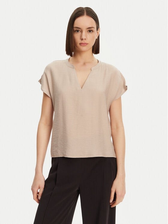Jdy JDYPEPPER S/S TOP WVN DIA Beyaz Kadın Bluz