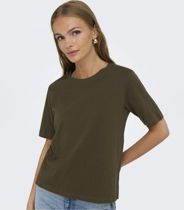 Jdy JDYREX S/S TOP JRS NOOS Haki Kadın T-Shirt