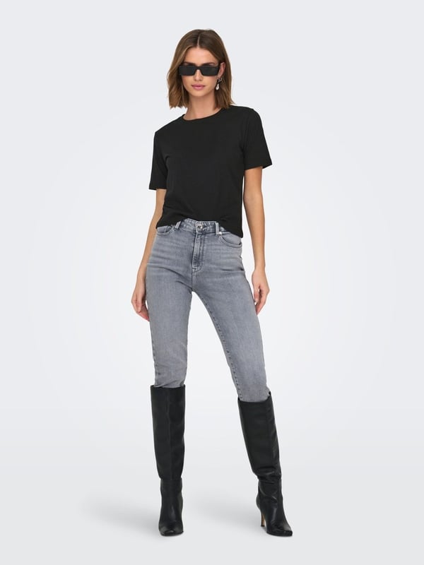 Jdy JDYREX S/S TOP JRS NOOS Siyah Kadın T-Shirt