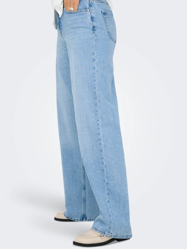 Jdy JDYRUBY MW WID LB 1012 DNM NOOS Denim Kadın Kot Pantolon