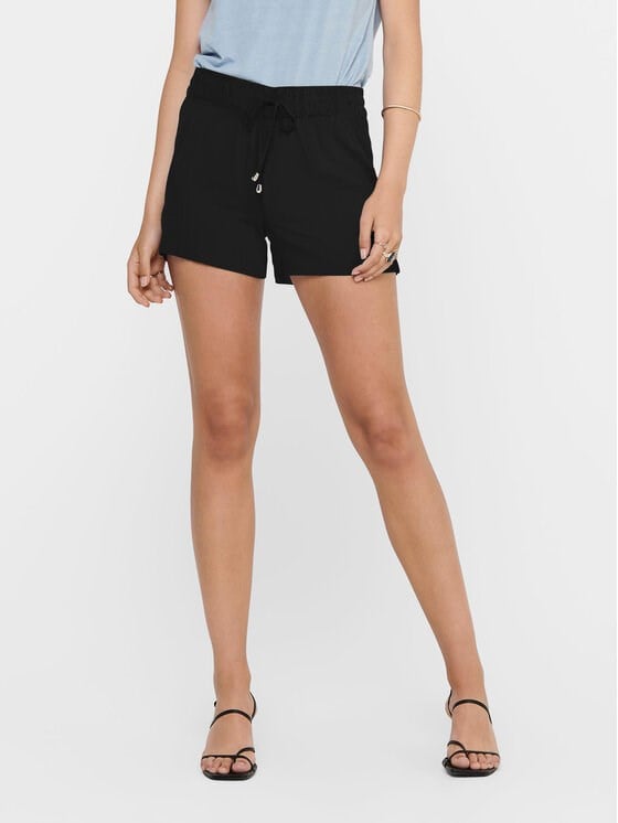 Jdy JDYSTAR SEZEN LIFE SHORTS WVN DIA Siyah Kadın Şort