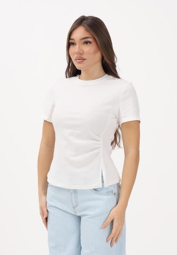 Jdy JDYTESSA S/S DETAIL TOP JRS Beyaz Kadın Bluz