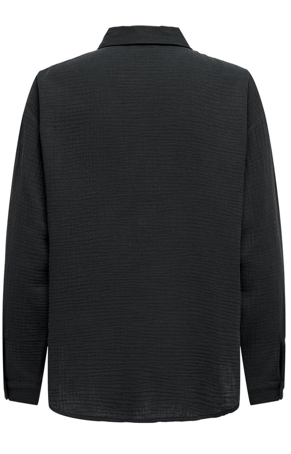 Jdy JDYTHEIS LIFE L/S LOOSE SHIRT WVN NOOS Antrasit Kadın Gömlek