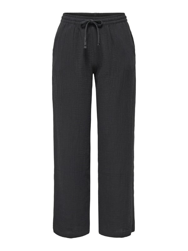 Jdy JDYTHEIS LIFE WIDE PANT WVN NOOS Siyah Kadın Pantolon