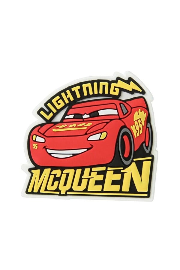 Jibbitz Cars 3 Lightning McQueen Charm Kırmızı Terlik & Çanta Süsü