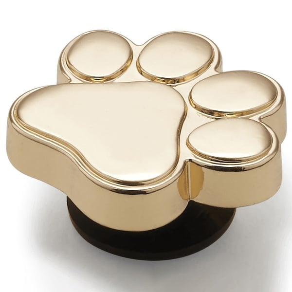Jibbitz Gold Dog Paw Gold Terlik & Çanta Süsü