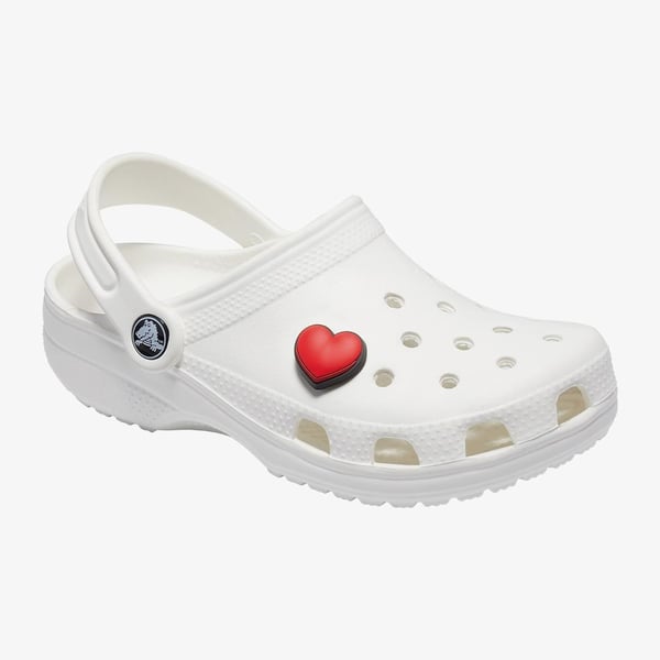 Jibbitz Heart Kırmızı Terlik & Çanta Süsü
