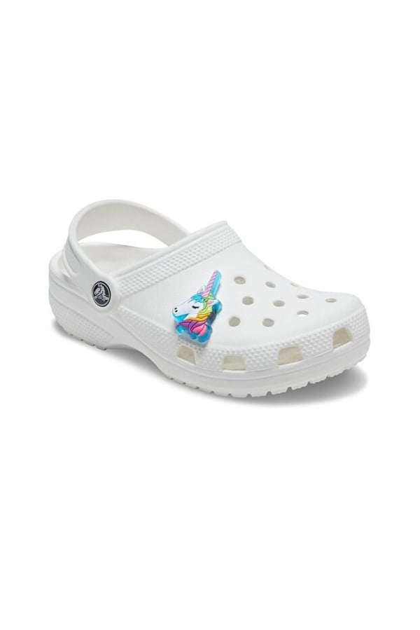 Jibbitz Lights Up Unicorn Gümüş Terlik & Çanta Süsü
