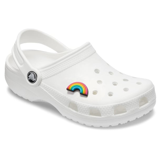 Jibbitz Rainbow Pembe Terlik & Çanta Süsü