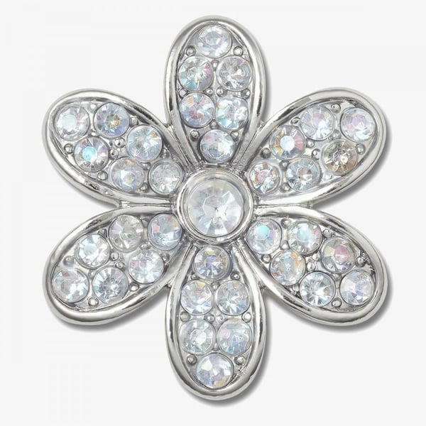 Jibbitz Silver Mnchrm Daisy 1 Gümüş Terlik & Çanta Süsü