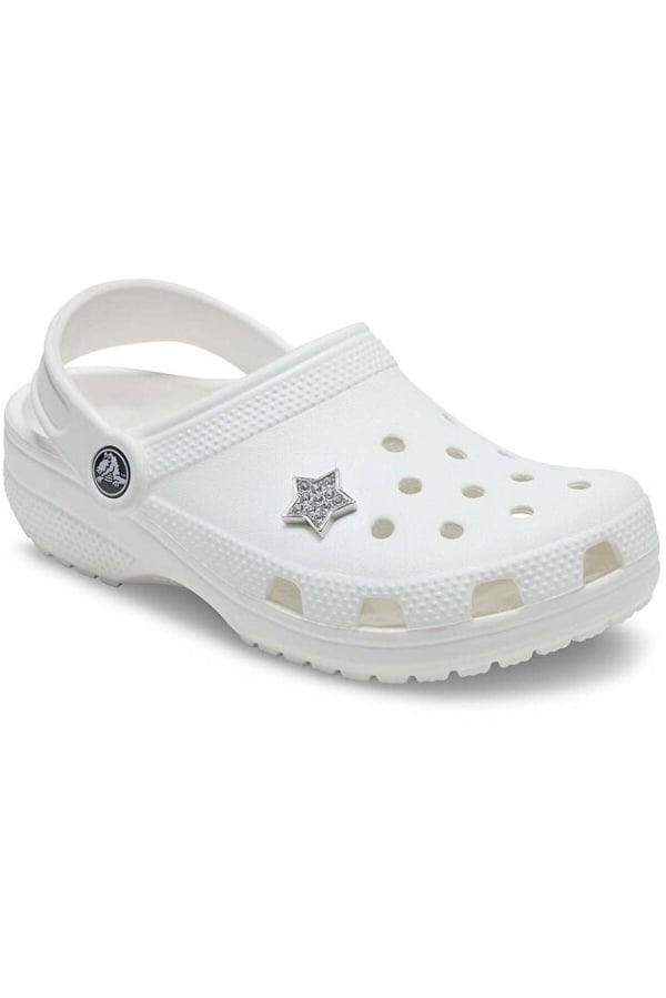 Jibbitz Silver Star Gümüş Terlik & Çanta Süsü