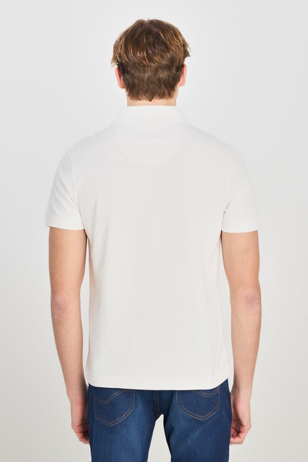 Lee Erkek Regular Fit Polo T-shirt Bej Erkek T-Shirt