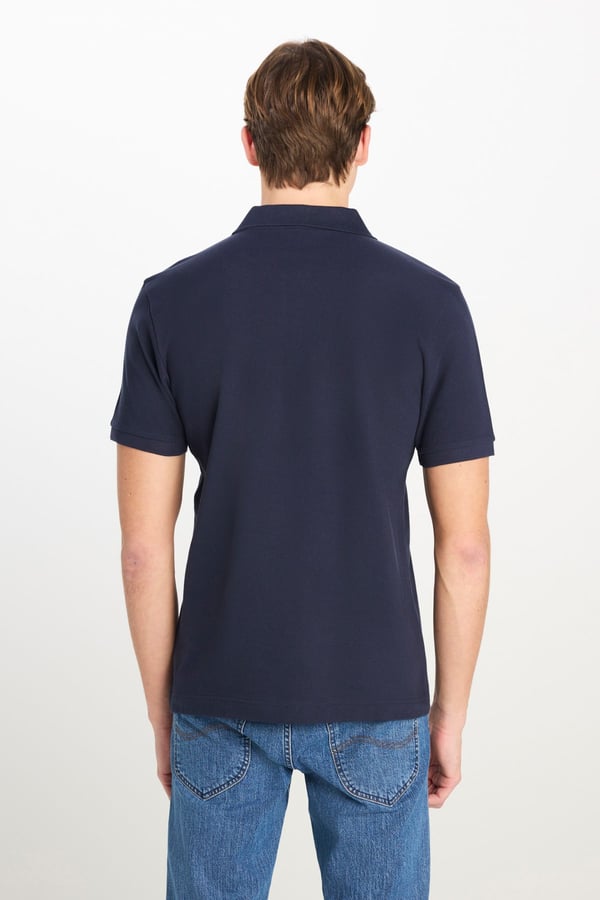 Lee Erkek Regular Fit Polo T-shirt Siyah Erkek T-Shirt