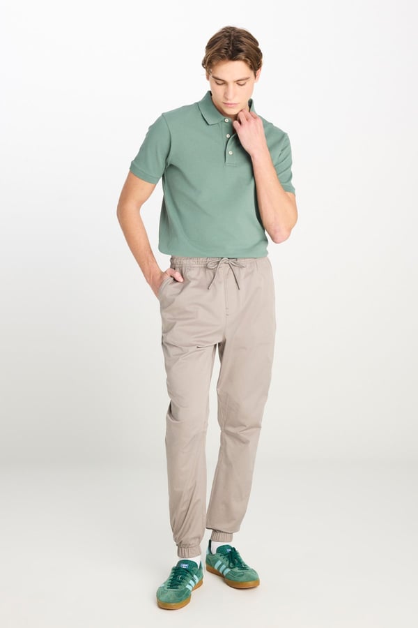 Lee Jogger Non Denim Pantolon Gri Erkek Pantolon