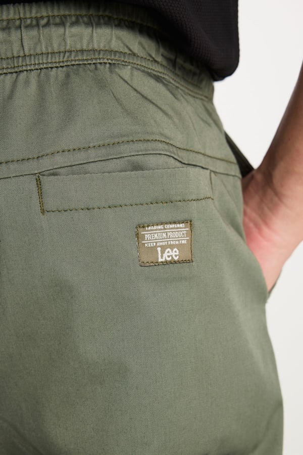 Lee Jogger Non Denim Pantolon Haki Erkek Pantolon