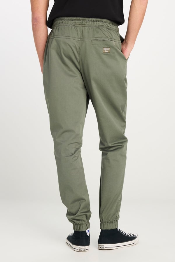 Lee Jogger Non Denim Pantolon Haki Erkek Pantolon