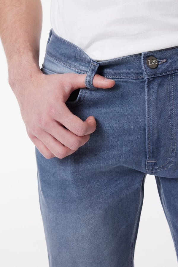 Lee Luke Slim Tapered Jean Pantolon Mavi Erkek Kot Pantolon