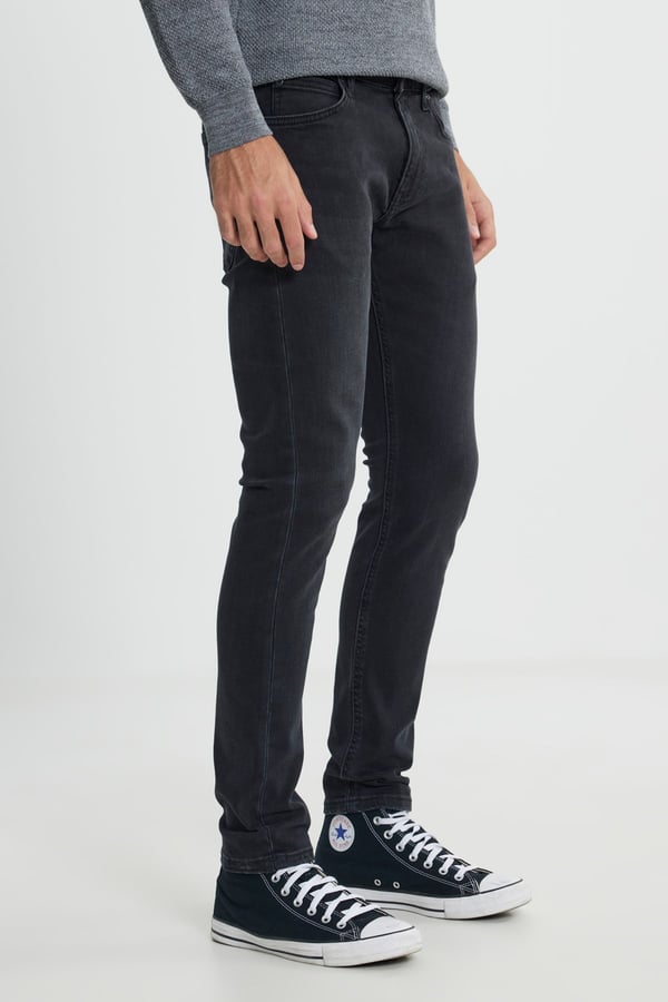 Lee Luke Slim Tapered Jean Pantolon Siyah Erkek Kot Pantolon
