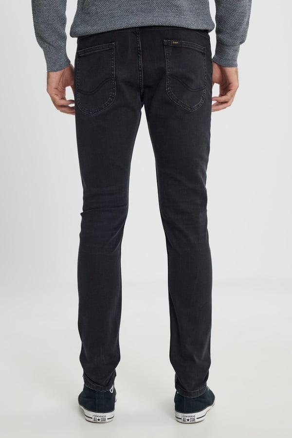 Lee Luke Slim Tapered Jean Pantolon Siyah Erkek Kot Pantolon